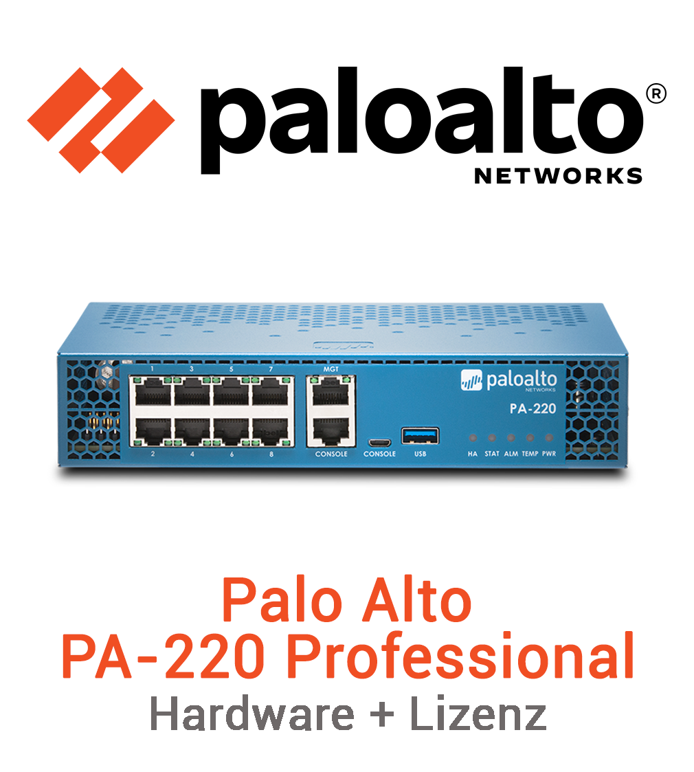 Palo Alto Networks PA-220 Firewall mit Professional Lizenz