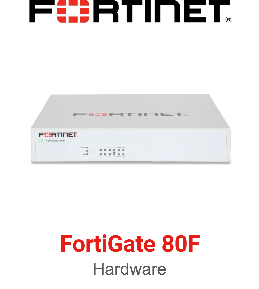 Fortinet FortiGate 80F Firewall Harware Vorderseite