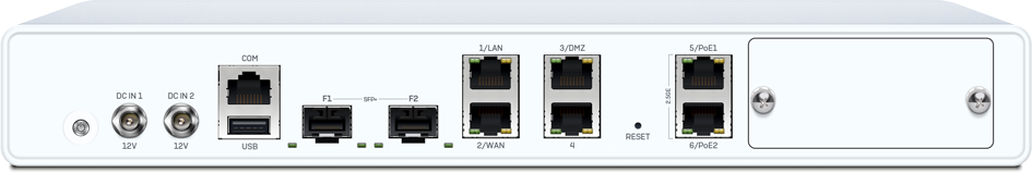 Sophos XGS 138 Firewall Rückseite