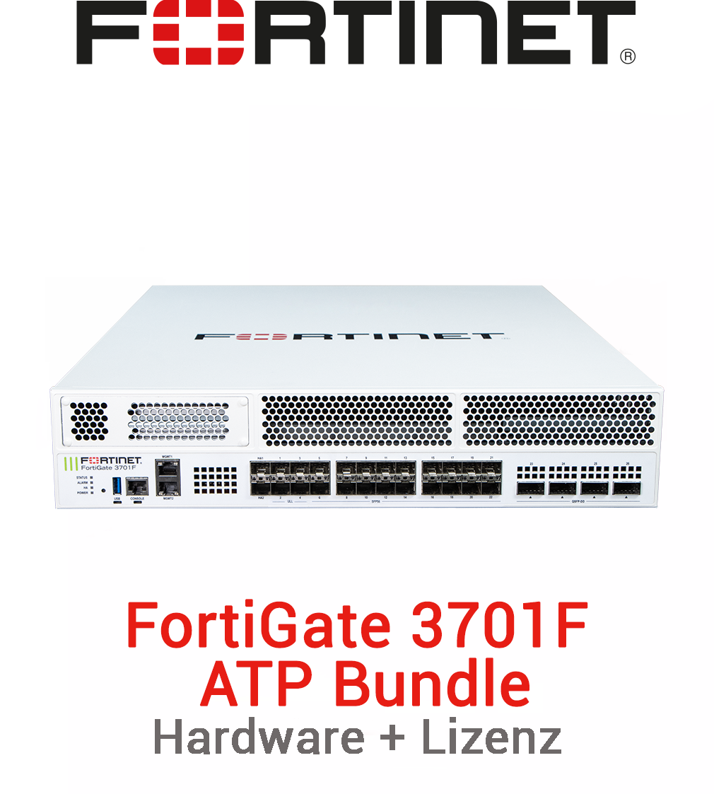 Fortinet FortiGate-3701F - ATP Bundle (Hardware + Lizenz)