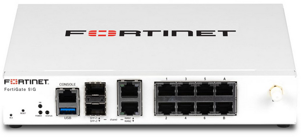  Fortinet FortiGate 91G Firewall Hardware Front