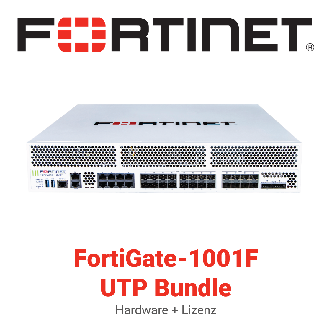 Fortinet FortiGate-1001F - UTM/UTP Bundle (Hardware + Lizenz)