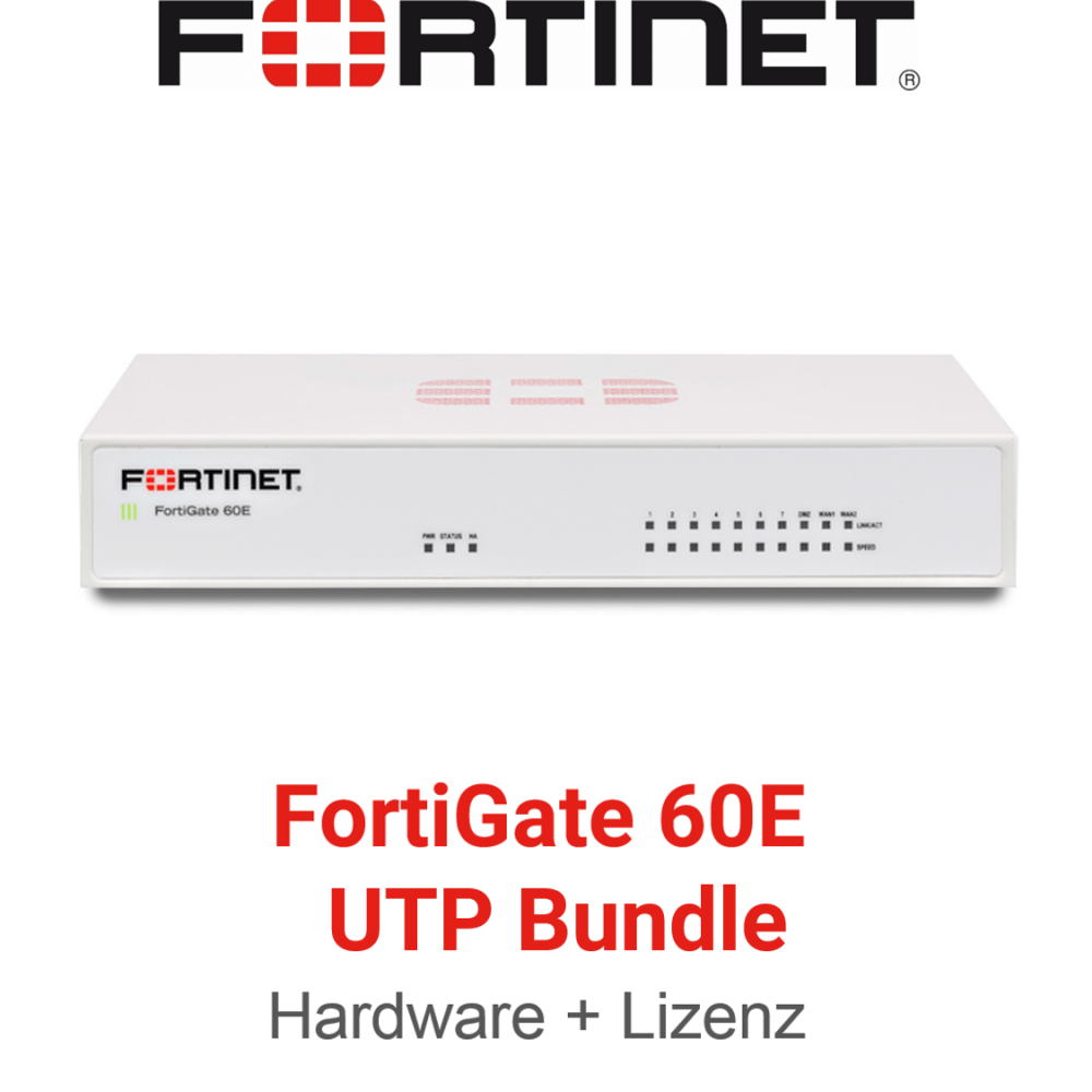 Fortinet FortiGate-60E - UTM/UTP Bundle (End of Sale/Life)