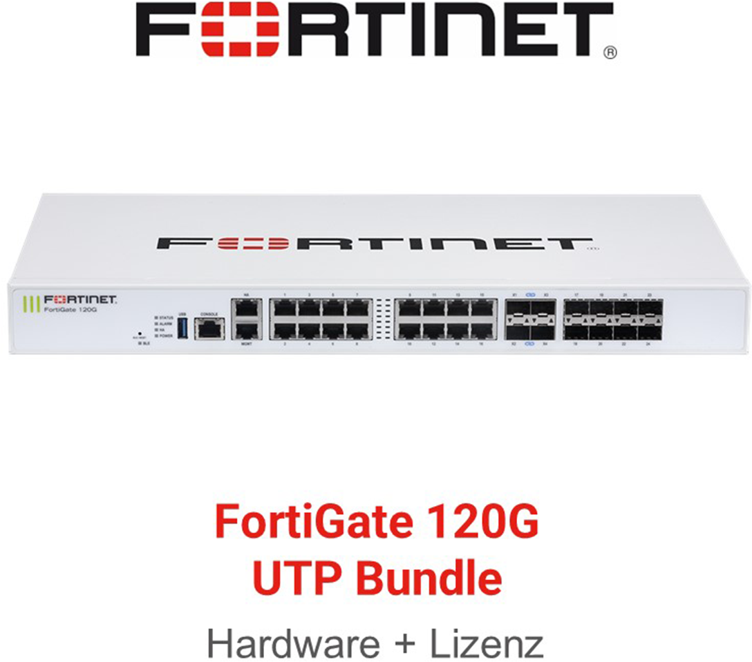 Fortinet FortiGate-120G - UTM/UTP Bundle (Hardware + Lizenz)