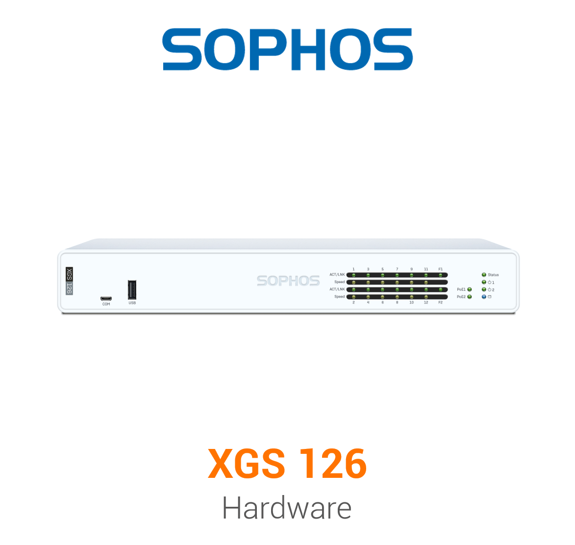 Sophos XGS 126 Firewall Hardware Vorderseite