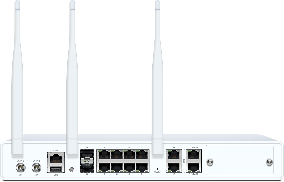 Sophos XGS 136w Firewall Rückseite