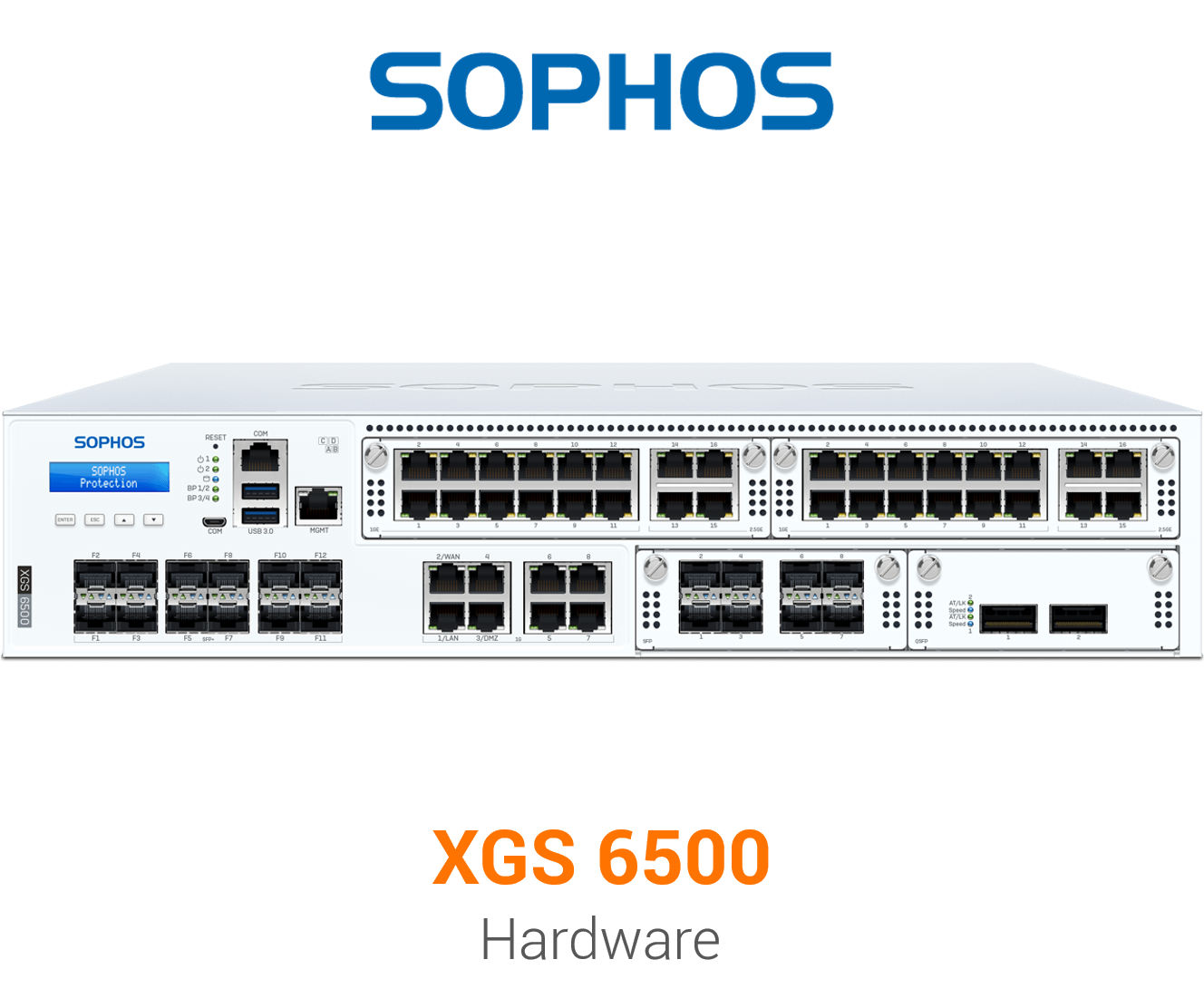 Sophos XGS 6500 Firewall Hardware Vorderseite