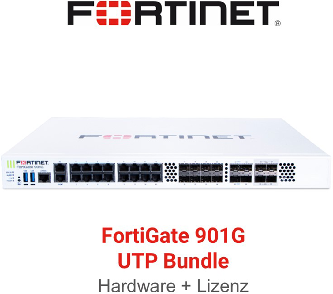 Fortinet FortiGate-901G - UTM/UTP Bundle (Hardware + Lizenz)