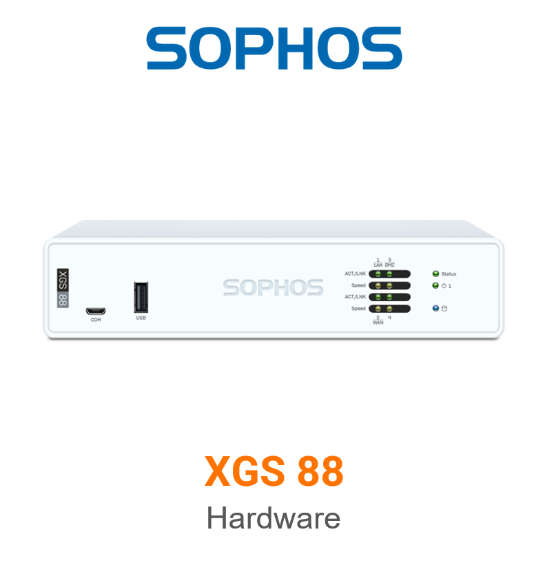 Sophos XGS 88 Firewall Hardware Vorderseite