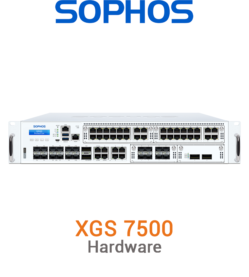 Sophos XGS 7500 Firewall Hardware Vorderseite