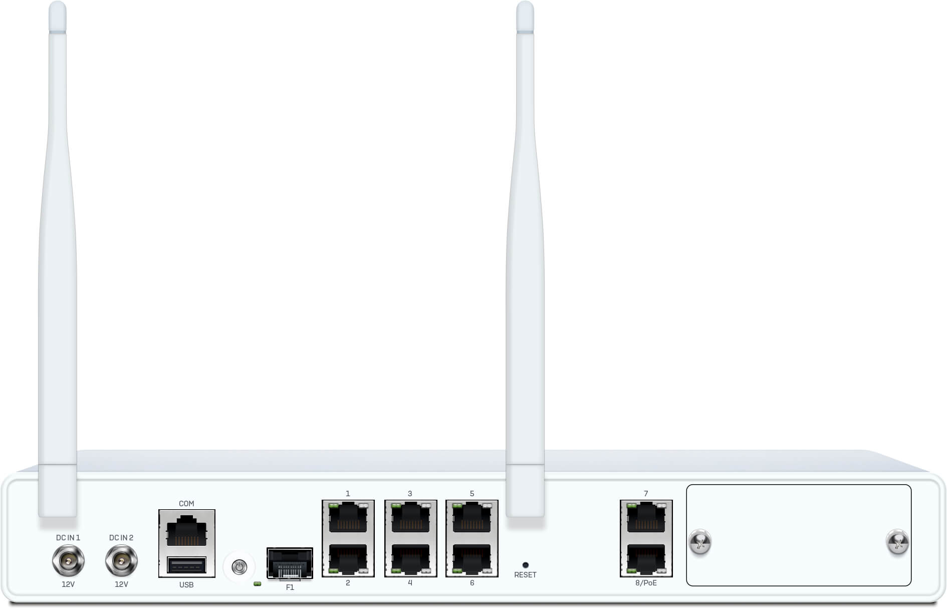 Sophos XGS 116w Firewall Rückseite