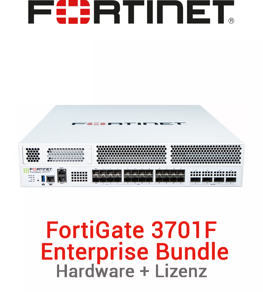 Fortinet FortiGate-3701F - Enterprise Bundle (Hardware + Lizenz)