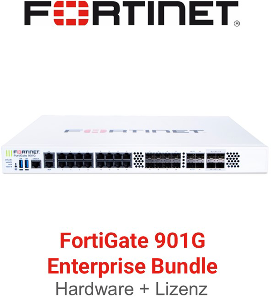 Fortinet FortiGate-901G - Enterprise Bundle (Hardware + Lizenz)