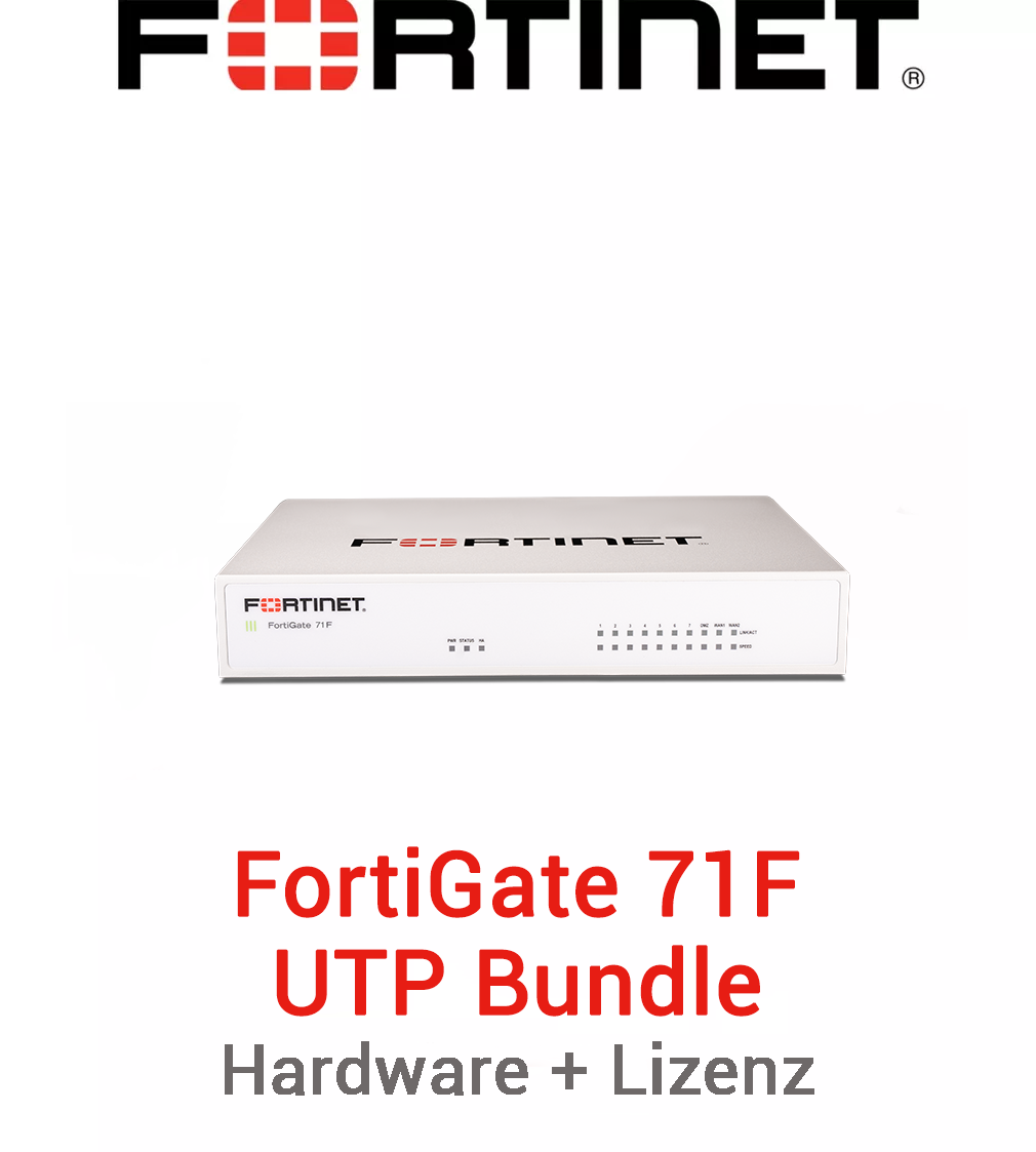 Fortinet FortiGate-71F - UTM/UTP Bundle (Hardware + Lizenz)