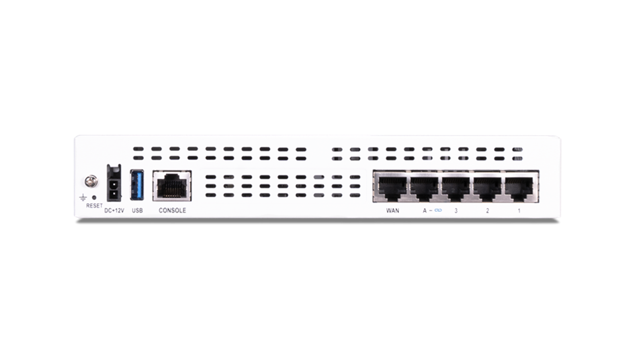 Fortinet FortiGate 40F Firewall Rückseite