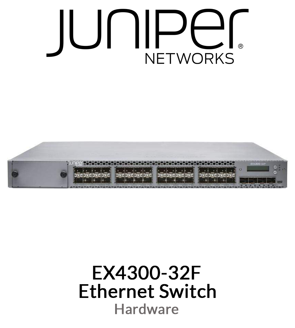 Juniper EX4300-32F-DC Switch 32-port 100/1000BASE-T - Ghekko