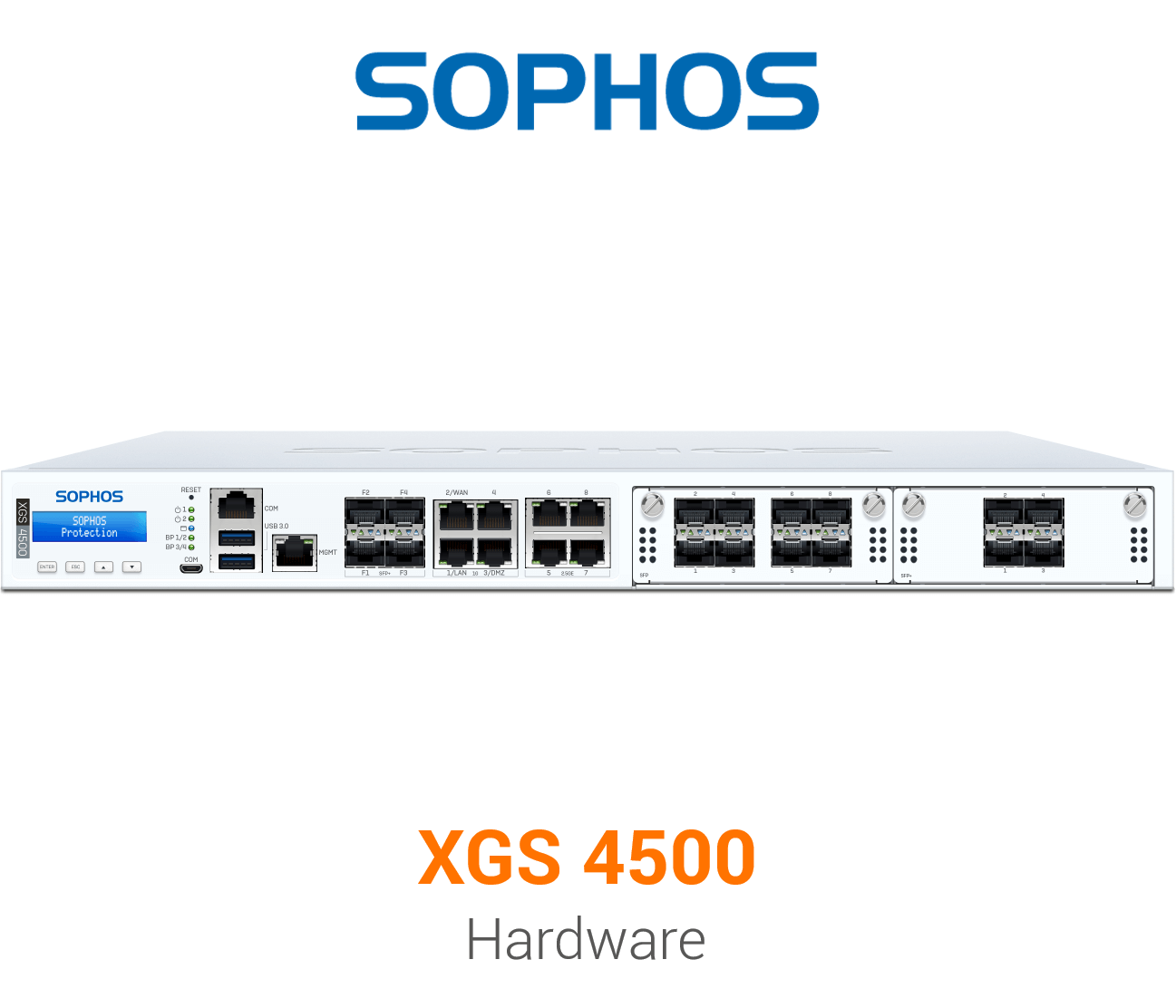 Sophos XGS 4500 Firewall Hardware Vorderseite