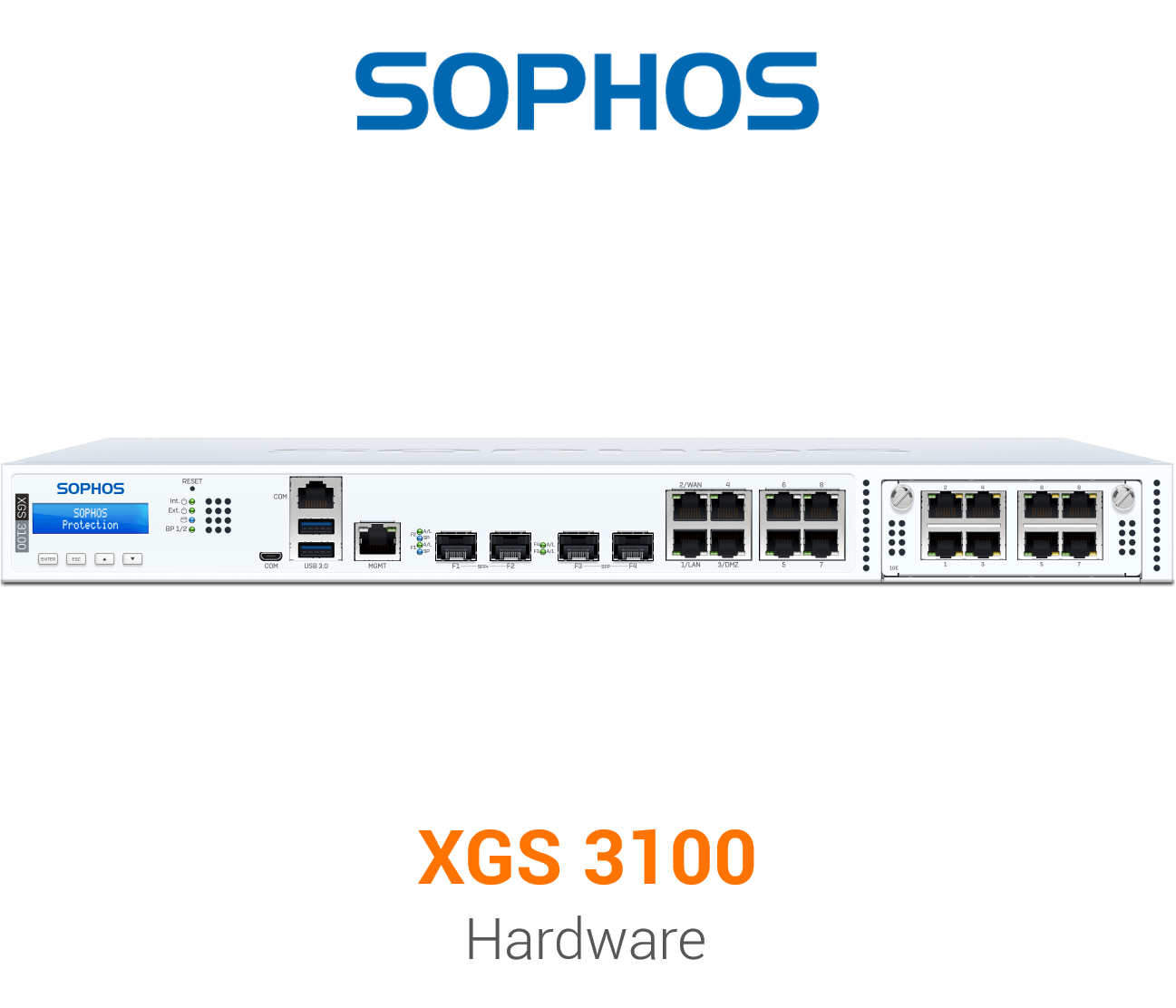 Sophos XGS 3100 Firewall Hardware Vorderseite