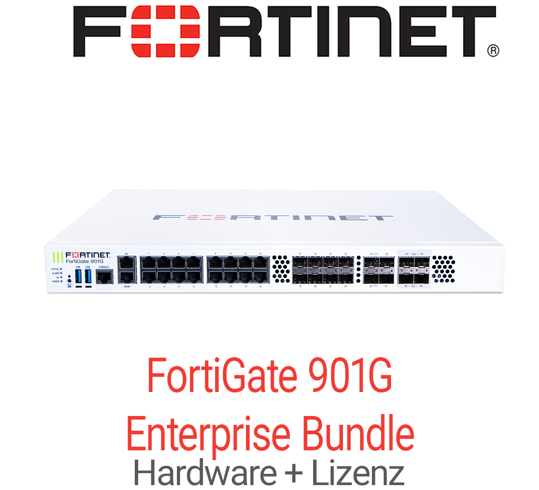 Fortinet FortiGate-901G - Enterprise Bundle (Hardware + Lizenz)