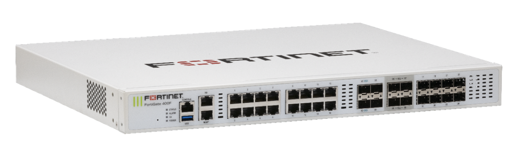 Fortinet FortiGate 400F Firewall linke Seite