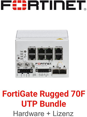 Fortinet FortiGateRugged-70F - UTM/UTP Bundle (Hardware + Lizenz)