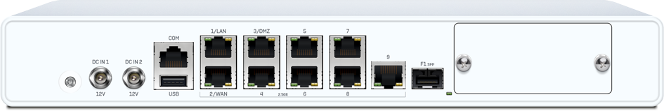 Sophos XGS 118 Firewall Rückseite