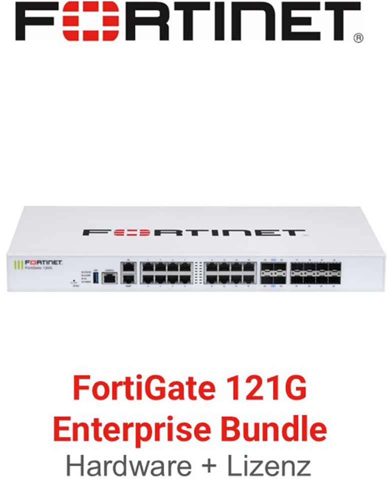 Fortinet FortiGate-121G - Enterprise Bundle (Hardware + Lizenz)