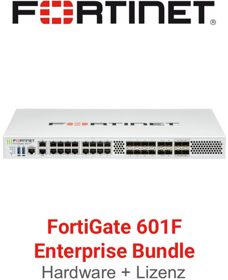 Fortinet FortiGate-601F - Enterprise Bundle (Hardware + Lizenz)