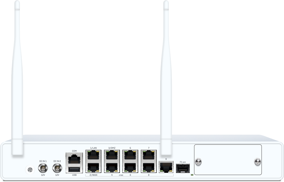 Sophos XGS 118w Firewall Rückseite