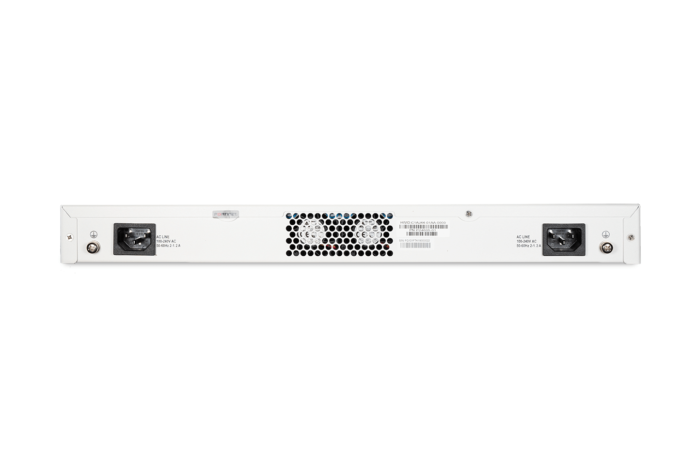 Fortinet FortiGate 101F Firewall Back