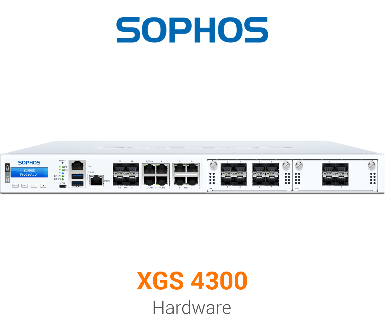 Sophos XGS 4300 Firewall Hardware Vorderseite